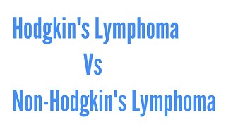 Hodgkins vs Non Hodgkins Lymphoma [upl. by Ellehcsar]