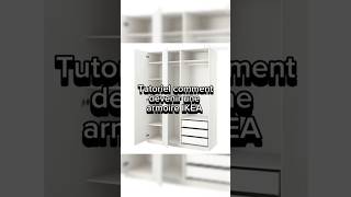 Tuto pour devenir un armoire IKEA viralshort anime plaisir plaire [upl. by Dorcus267]