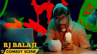 Naanum Rowdy Dhaan  RJ Balaji Comedy Scene  Vijay Sethupathi Nayanthara Vignesh Shivan [upl. by Tore294]