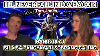 ILL NEVER FALL IN LOVE AGAIN TOM JONES AMERICAN GOT TALENT AUDITION TRENDING PARODY 2023 [upl. by Aira]