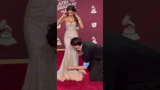 Emilia en la red carpet de los Latin Grammys 2024 emilia emiliamernes latingrammy2024 [upl. by Mable]