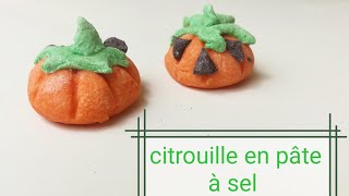 citrouille halloween en pate a sel [upl. by Blumenthal]