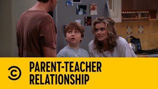 ParentTeacher Relationship  Two And A Half Men  Comedy Central Africa [upl. by Pepita571]