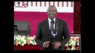 PRESIDENT RUTO RESPONDS TO DP RIGATHI IN CHURCH [upl. by Ttegirb]