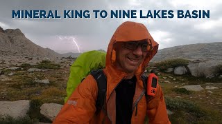 Mineral King Loop  9 Lakes Basin Hike in 4K [upl. by Lleryd]