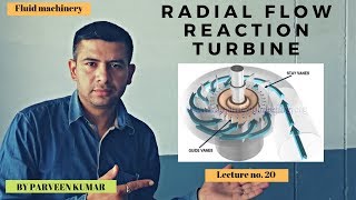 Radial flow reaction turbine [upl. by Hagile]