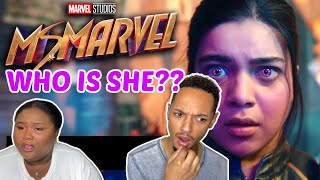 MS MARVEL TRAILER REACTION Marvel Studios Official  COUPLE REACTION TO MS MARVEL TRAILER [upl. by Columbyne574]