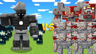 WARDEN ARMY vs REDSTONE GOLEMS [upl. by Coffeng]