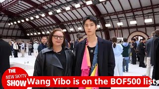 Shocked Wang Yibo is on the BOF500 list only 10 people in the country are selected and his career [upl. by Irok]