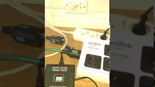 Mains noise filtering Isotek Venus vs Kemp SNS plug [upl. by Aniger338]