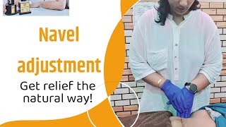 Navel displacement and acidity treatment by drdeepanshi chiropractic tail bone specialist [upl. by Naujled]