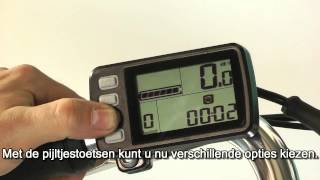 Bediening van het display Ebikez [upl. by Had291]