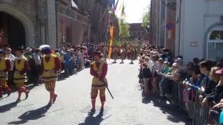 Heilig Bloedprocessie Brugge Hosanna 5 mei 2016 [upl. by Ablem2]