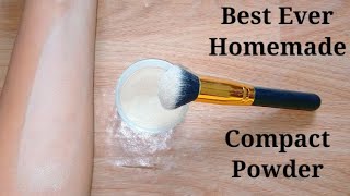 Homemade Compact Powder Without FoundationDIY Compact PowderHow To Make Compact Powder At Home [upl. by Ahtera]