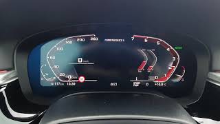 2020 BMW M550i xDrive 530 PS acceleration 0  225 kmh [upl. by Teyut471]