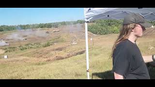 Range day in Oklahoma Civilians enjoying thier weapons of war OFAST S MACHINE GUNS [upl. by Weiser]