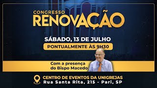 Congresso RenovAção  Unidade 1307 às 09h30 [upl. by Nolos]