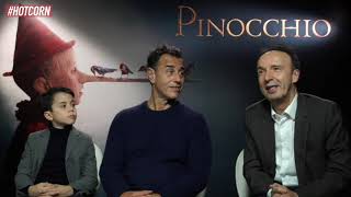 PINOCCHIO  Intervista a Matteo Garrone Roberto Benigni e Federico Ielapi  HOT CORN [upl. by Cirederf942]