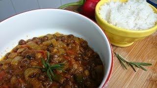 Pigeon Peas In Coconut Milk With Coconut Rice Mbaazi Za Nazi [upl. by Aydin]