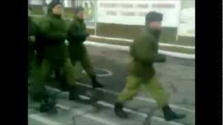 Russian Army Marches to Spongebob Squarepants Theme Song [upl. by Coates]