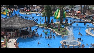 Lloret de mar Evenia Olympic resort  Vacation  Vakantie gardenpark  2024 [upl. by Nebeur]