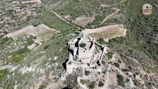 Survol en Drone  Exploration des 3 Châteaux Cathares en musique [upl. by Namlas317]