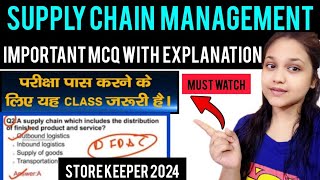 Supply Chain Management ke Important Question Answer Explanation in Hindi By Shalini C Sharma [upl. by Kalikow817]