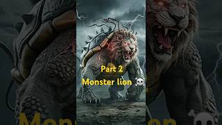 lion monster ai general video shorts viralvideo animals [upl. by Aruol490]