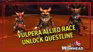 Vulpera Allied Race Unlock Questline [upl. by Lisk]