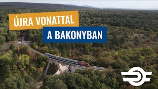 Újra vonattal a Bakonyban [upl. by Llehsam388]