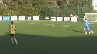 Miles Bartram  Romsey Town goalkeeper vs Hamworthy United [upl. by Teirtza265]