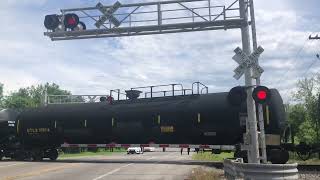 KCS LL60 with KCSM Gevo passes through Garyville LA [upl. by Acinok]