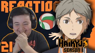 Haikyuu Season 1  Episode 21 SUB REACTION FULL LENGTH [upl. by Norahc]