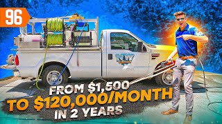 21 Year Old Starts a 120000 Monthly Pressure Washing Business [upl. by Ueihttam]