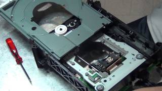 XModdz Repairs DVD Disk Drive Belt Replacement [upl. by Solrac]