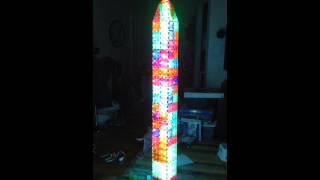 What happens when you combine MagnaTiles with an LED light strip [upl. by Maisey]