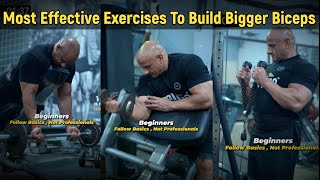 Most Effective Exercises To Build Bigger Biceps  Bicep Workout youtubevideo [upl. by Enoyrt680]