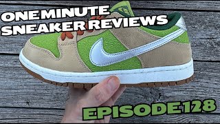 One Minute Sneaker Reviews Episode 128  Nike Sb Dunk Low quotEscargotquot [upl. by Regine]