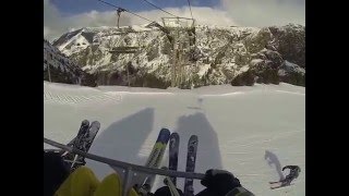 Scariest ski lift  Nearly fell off the ski lift [upl. by Anyer709]