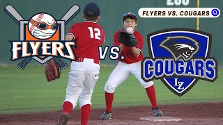 Schaumburg Flyers vs Lake Zurich Cougars 14U MSBL Travel Baseball [upl. by Auohc]