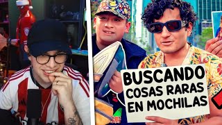 JUANSGUARNIZO REACCIONA A BUSCANDO COSAS RARAS EN MOCHILAS  ISLAS VLOGS [upl. by Kresic]