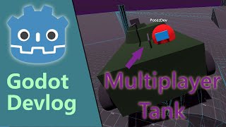 Adding a multiplayer tank to my game  Godot Devlog [upl. by Aicilas191]