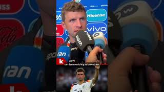 Thomas Müller quotEs ist ein Stich ins Herzquot shorts [upl. by Ahsieka481]