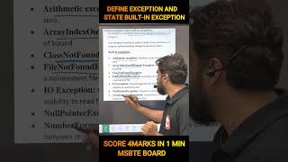 Define exception and State builtin exception  Java  Rajan sir [upl. by Sonstrom]