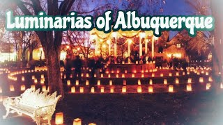 Walking through Thousands of Luminarias on Christmas Eve Albuquerque NM [upl. by Herr]