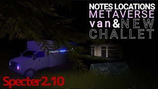 Specter 210 UPDATE Notes Locations New Chalet and Metaverse Van [upl. by Anneehs]