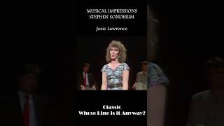 Sondheim impression by British comedian Josie Lawrence britishcomedy comedy standupcomedy [upl. by Ycart]