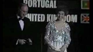 Eurovision 1977  Awarding and reprise of the winning song [upl. by Tamqrah793]