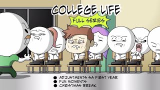 COLLEGE LIFE SERIES Adjustments sa First Year Fun Moments Chistmas Break  Pinoy Animation [upl. by Azrim]