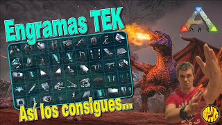 Como desbloquear los engramas TEK en The Island amp Fjordur 👀 ARK Survival Evolved [upl. by Carlen]